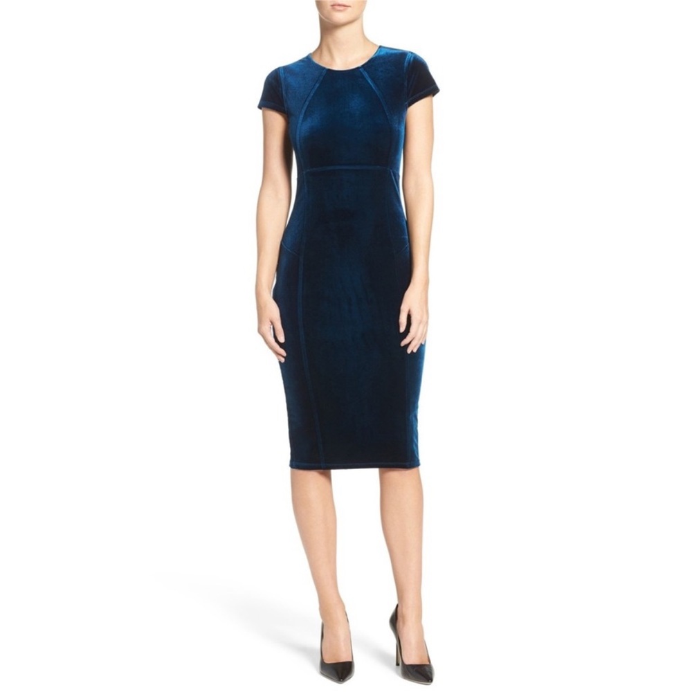 Felicity & Coco Velvet Midi Dress
